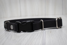 Load image into Gallery viewer, Pre-Made 3/4" Black Collars — made with BioThane®