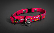 Load image into Gallery viewer, 80s Funk — Cat Collar made with BioThane®