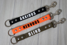 Load image into Gallery viewer, Personalized Leash Tabs — made with BioThane®