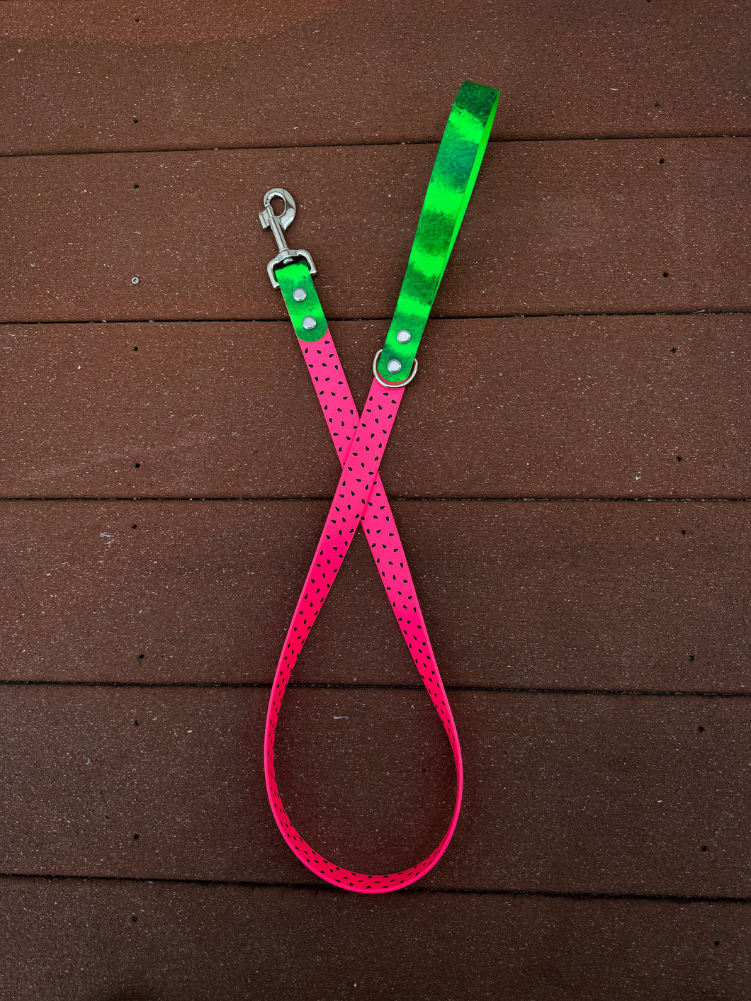 Watermelon Leash — made with BioThane®