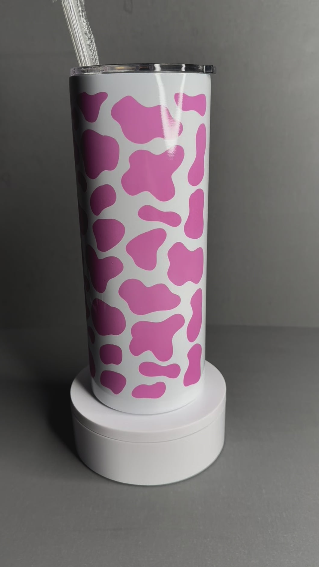 Pre-Made 30oz Strawberry Cow Tumbler