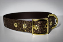 Load image into Gallery viewer, Golden Splatter Collar — Dog Collar made with BioThane®
