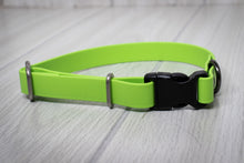 Load image into Gallery viewer, Pre-Made 3/4&quot; Lime Collars — made with BioThane®
